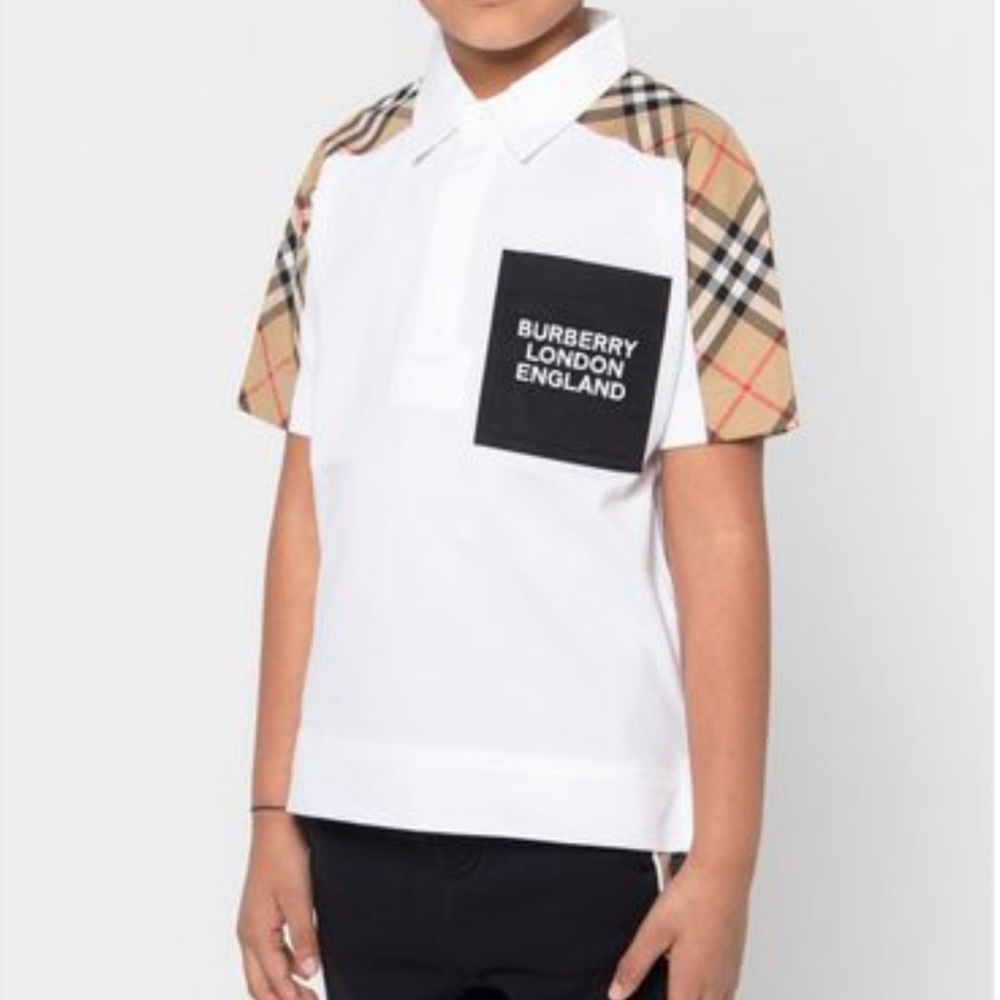 Size 14 Boys Burberry Polo